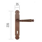 Πόμολο ΙΤΑΛΙΑΣ ΣΦΥΡΗΛΑΤΟ Αντικέ Νο 107