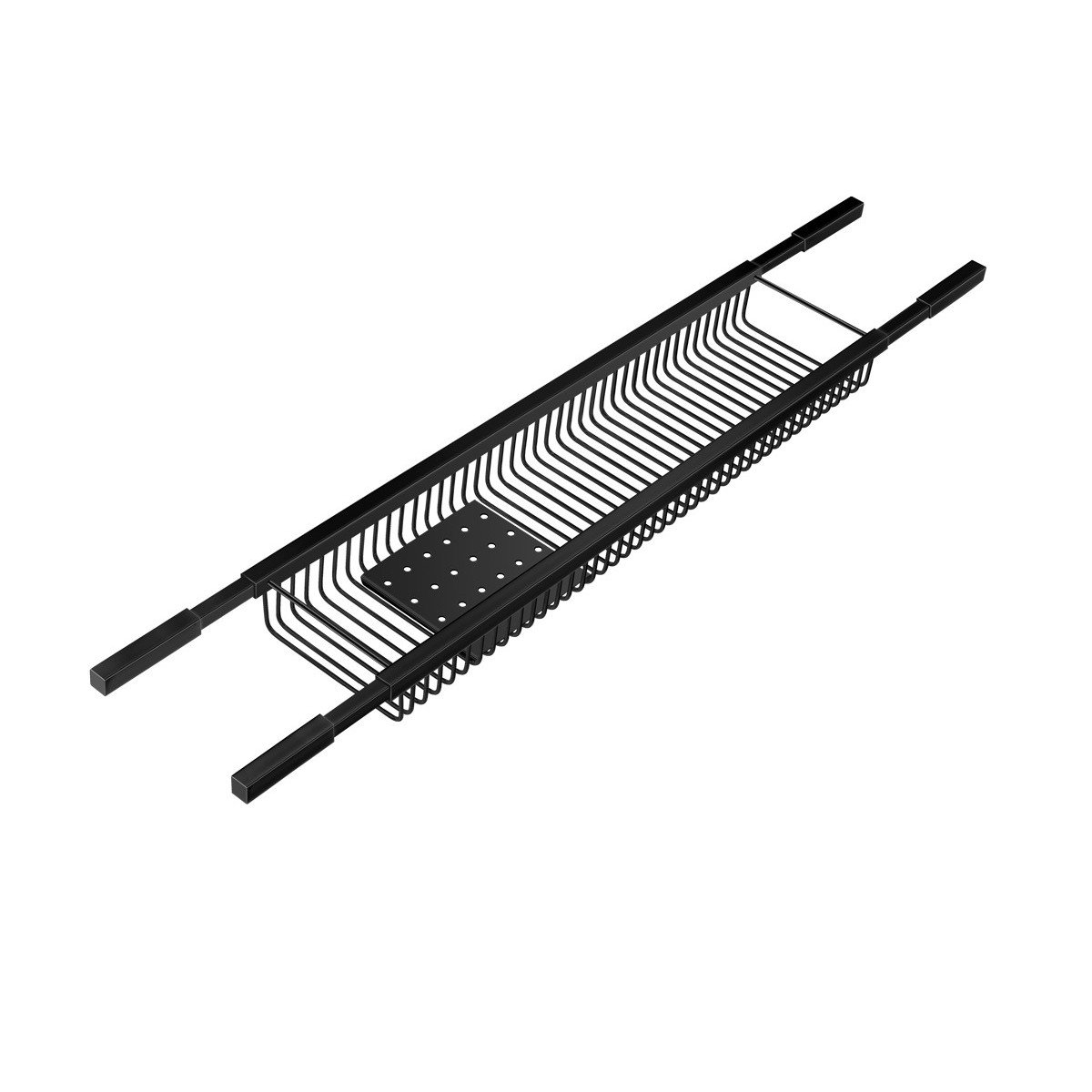 prod_00151_M116_1200 Σπογγοθήκη μπανιέρας ρυθμιζόμενη Μαύρη 0151-M1