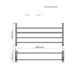 Ραφιέρα Πετσετών Sanco Χρώμιο 0903-A03 - Image 2