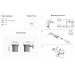 Ποτηροθήκη τοίχου Sanco 14301-A03 - Image 2