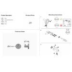 Μονό Άγκιστρο Sanco Χρώμιο 14308-A03 - Image 2