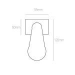 Best Ρόπτρο Πόρτας Χεράκι Ορειχάλκινο Όρο Ματ - Image 2