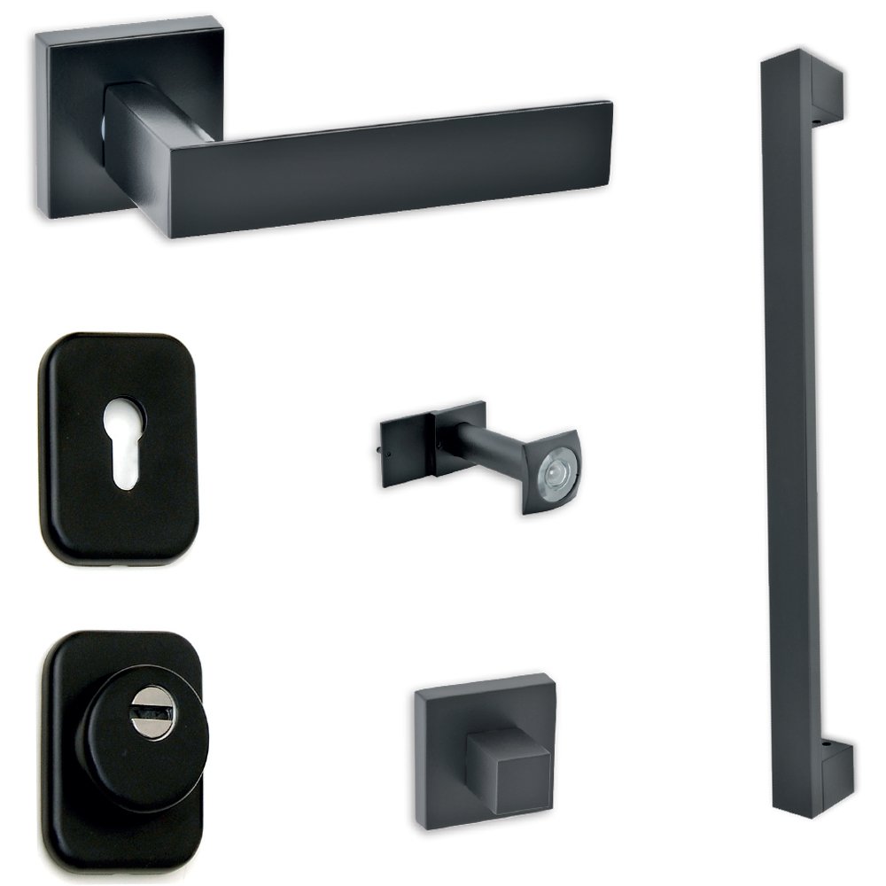 setPortas003 Σετ Θωρακισμένης Πόρτας Μαύρο Best SD1 - Image 1