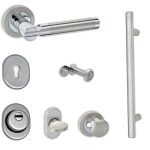 Σετ Θωρακισμένης Πόρτας Best SD3 Φ30 Νίκελ Ματ/Inox