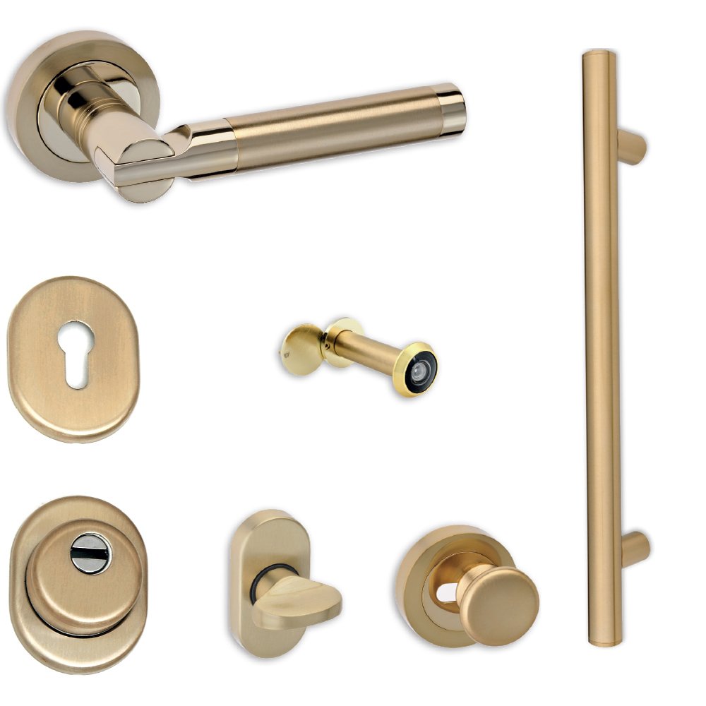 setPortas009 Σετ Θωρακισμένης Πόρτας Best SD3 Φ30 Ορο Ματ - Image 1