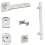 Σετ Θωρακισμένης Πόρτας Best SD100 Νίκελ Ματ