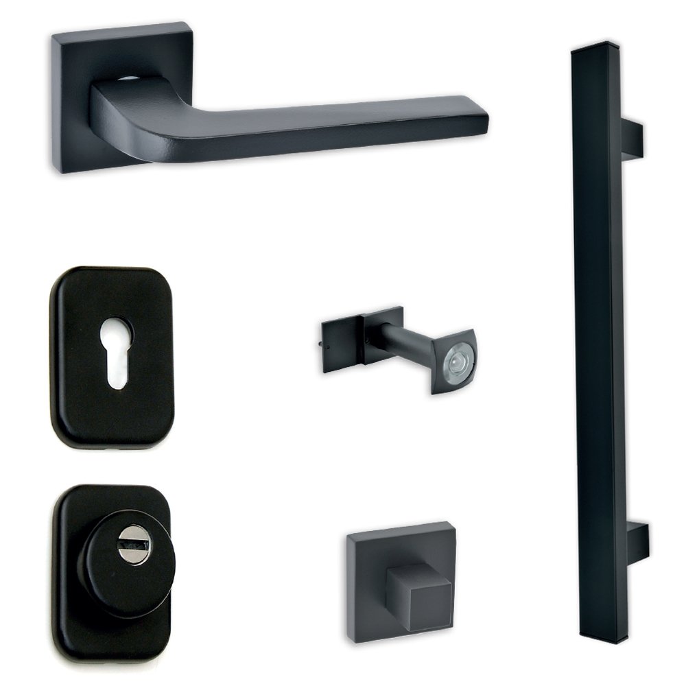 setPortas025 Σετ Θωρακισμένης Πόρτας Best SD101 Μαύρο - Image 1