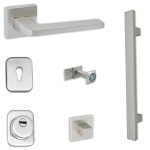 Σετ Θωρακισμένης Πόρτας Best SD101 Νίκελ Ματ/Inox