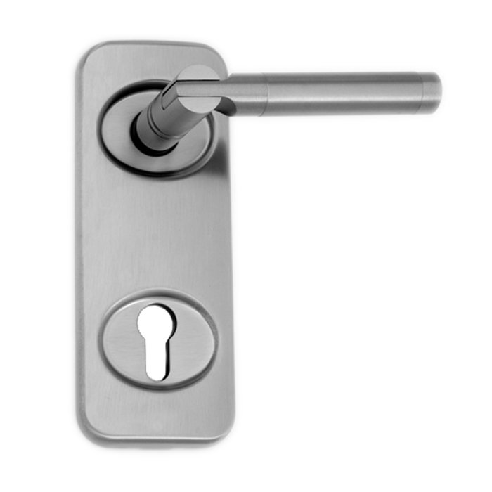 setPortas052Exartimata Ορειχάλκινες Πλάκες Θωρακισμένης Πόρτας Νίκελ Ματ Best Φιξ 1008S - Image 1