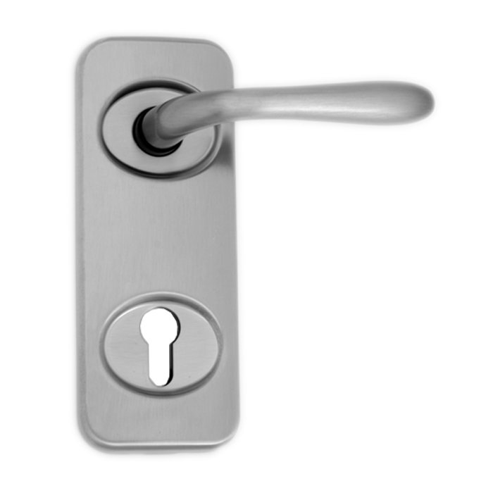 setPortas055Exartimata Ορειχάλκινες Πλάκες Θωρακισμένης Πόρτας Best Φιξ No 5SD Νίκελ Ματ - Image 1