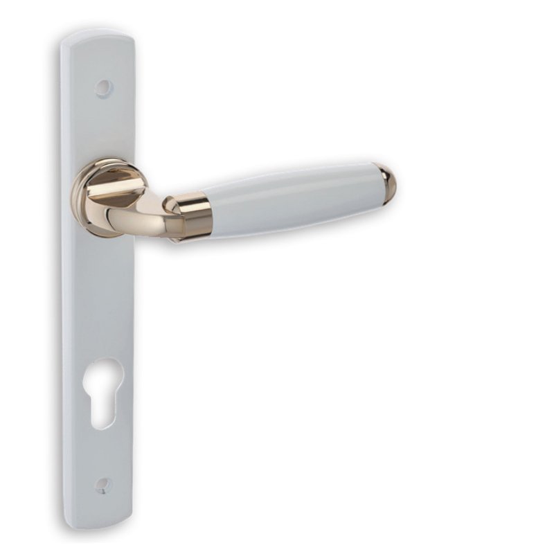 steni plaka best 29-3-23 (25) Πόμολο Πόρτας Με Στενή Πλάκα Best Λευκό Ορο Φιξ 7 - Image 1