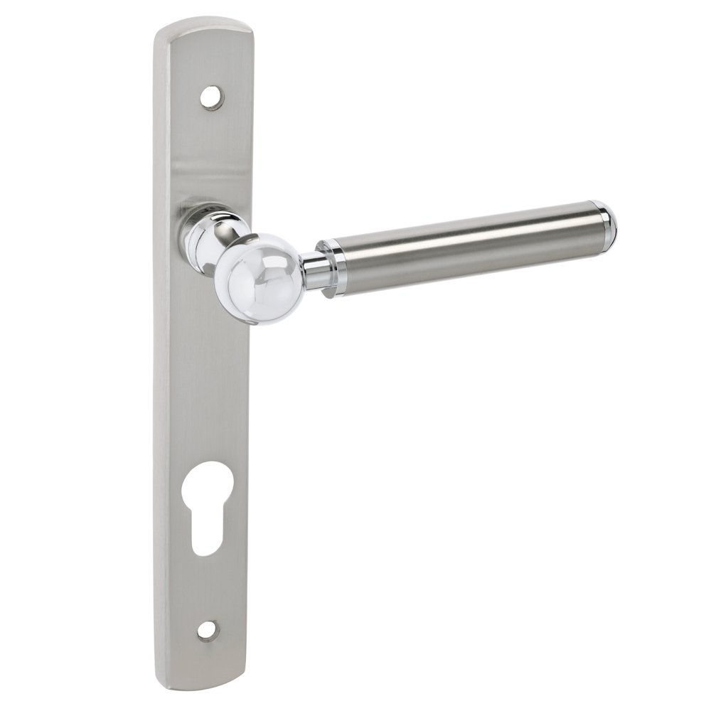 steni plaka best 29-3-23 (40) Πόμολο Πόρτας Με Στενή Πλάκα Best Νίκελ Ματ/Χρώμιο Φιξ 2 - Image 1