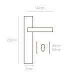 Στενή Πλάκα Best Μάυρο/Χρώμιο Φιξ 1 - Image 2