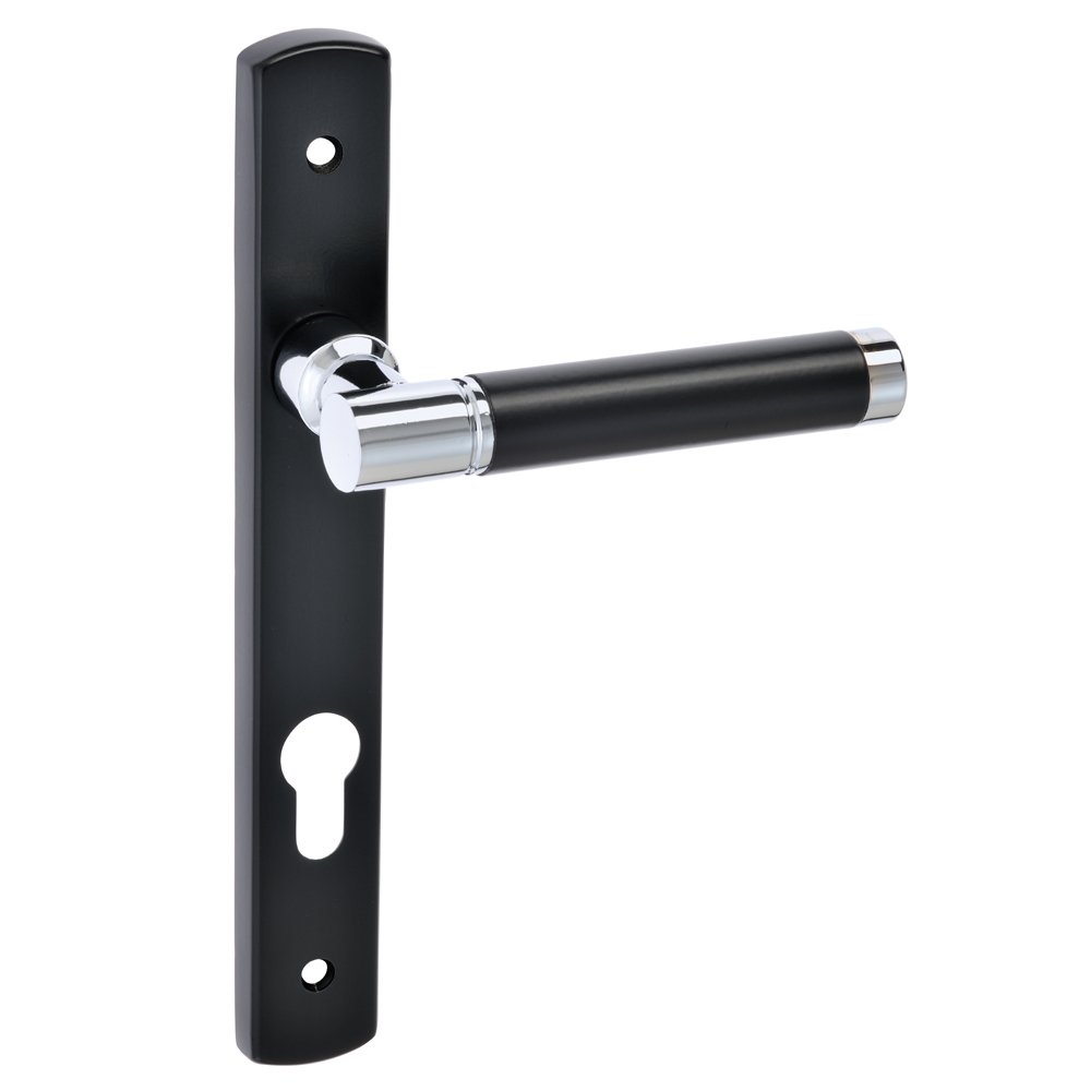 steni plaka best 29-3-23 (46) Πόμολο Πόρτας Με Στενή Πλάκα Best Μάυρο Φιξ 4 - Image 1