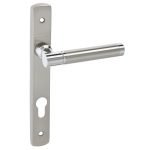 Πόμολο Πόρτας Με Στενή Πλάκα Best Νίκελ Ματ/Χρώμιο Φιξ 4