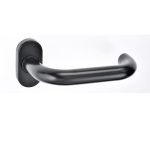 Στενή Πλάκα με Ροζέτα Best Μάυρο Φιξ 1001KS