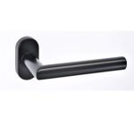 Στενή Πλάκα με Ροζέτα Best Μάυρο Φιξ 1002KS