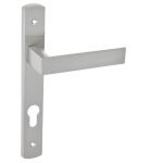 Πόμολο Πόρτας Με Στενή Πλάκα Best Νίκελ Ματ/Χρώμιο Φιξ 21