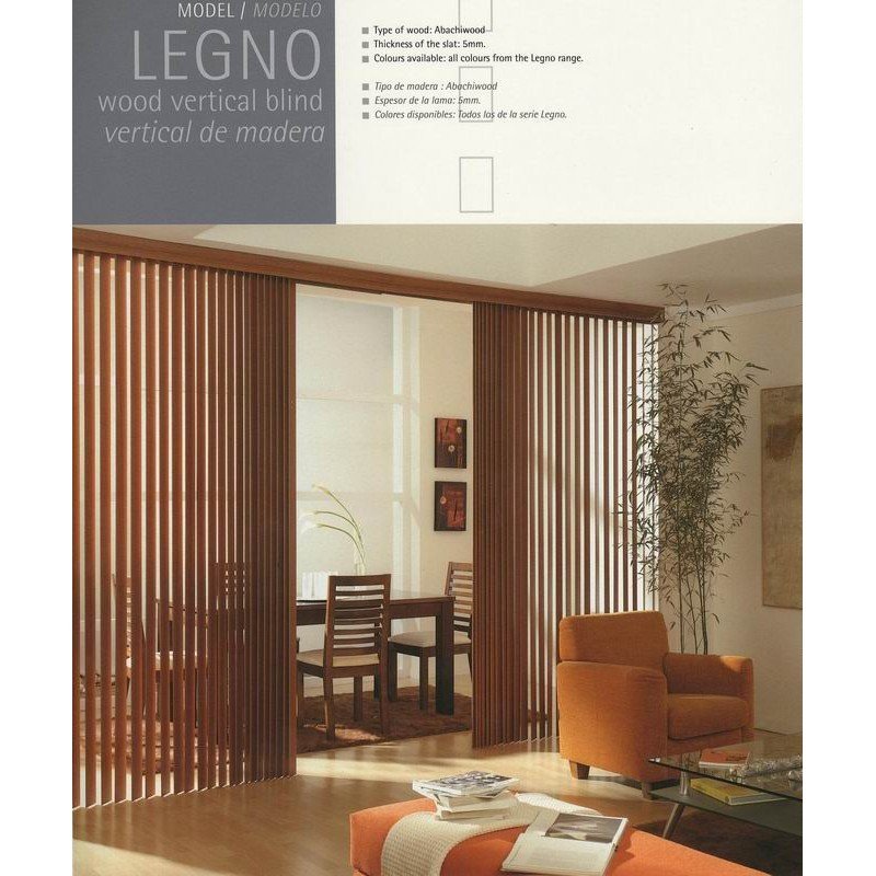 stor (2) Κάθετες Ξύλινες Περσίδες 104 - Image 1