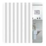 Υφασμάτινη Κουρτίνα Μπάνιου 2.20 Υψος Λευκο