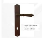 Πόμολο Ιταλίας Σφυριλατο με Πλάκα  Νο 201