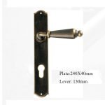 Πόμολο Ιταλίας Σφυριλατο με Πλάκα  Νο 204