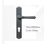 Πόμολο Ιταλίας Σφυριλατο με Πλάκα  Νο 210