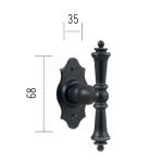 Ιταλικής κατασκευής λαβή για παράθυρα 008 μαυρο - Image 2