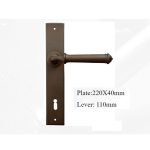 Πόμολο Ιταλίας Σφυριλατο με Πλάκα  Νο 211