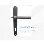 Πόμολο Ιταλίας Σφυριλατο με Πλάκα  Νο 220