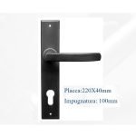 Πόμολο Ιταλίας Σφυριλατο με Πλάκα  Νο 222