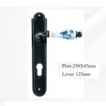 Πόμολο Ιταλίας Σφυριλατο με Πλάκα  Νο 225