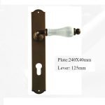 Πόμολο Ιταλίας Σφυριλατο με Πλάκα  Νο 227