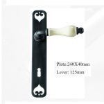 Πόμολο Ιταλίας Σφυριλατο με Πλάκα  Νο 228