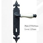 Πόμολο Ιταλίας Σφυριλατο με Πλάκα  Νο 232