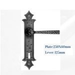 Πόμολο Ιταλίας Σφυριλατο με Πλάκα  Νο 243