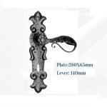 Πόμολο Ιταλίας Σφυριλατο με Πλάκα  Νο 245