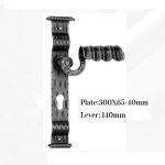 Πόμολο Ιταλίας Σφυριλατο με Πλάκα  Νο 248