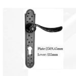 Πόμολο Ιταλίας Σφυριλατο με Πλάκα  Νο 252