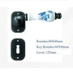 Πόμολο Ιταλίας Σφυριλατο με ροζετα Νο 208