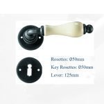 Πόμολο Ιταλίας Σφυριλατο με ροζετα Νο 209