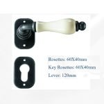 Πόμολο Ιταλίας Σφυριλατο με ροζετα Νο 213