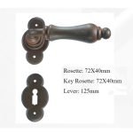 Πόμολο Ιταλίας Σφυριλατο με ροζετα Νο 221