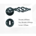 Πόμολο Ιταλίας Σφυριλατο με ροζετα Νο 222