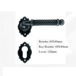 Πόμολο Ιταλίας Σφυριλατο με ροζετα Νο 223