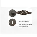 Πόμολο Ιταλίας Σφυριλατο με ροζετα Νο 228