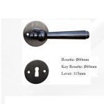 Πόμολο Ιταλίας Σφυριλατο με ροζετα Νο 237