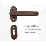 Πόμολο Ιταλίας Σφυριλατο με ροζετα Νο 242