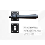 Πόμολο Ιταλίας Σφυριλατο με ροζετα Νο 247