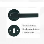 Πόμολο Ιταλίας Σφυριλατο με ροζετα Νο 248